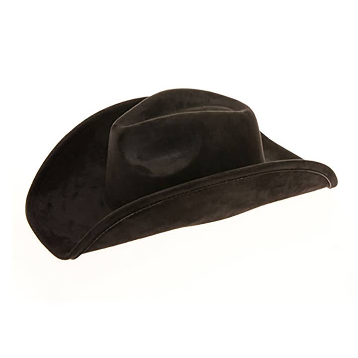AdornWise - Wholesale Cowboy Hat - Unisex - Vegan Suede Classic Cowboy Hat - Adjustable & Durable