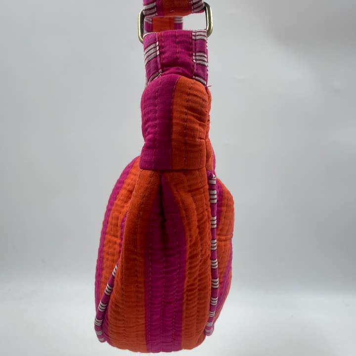 Funky Yak Ltd – wholesale Crossbody bag – Women's – 100% Cotton Kantha Quilted Shoulder Bag/Cross Body Bag6