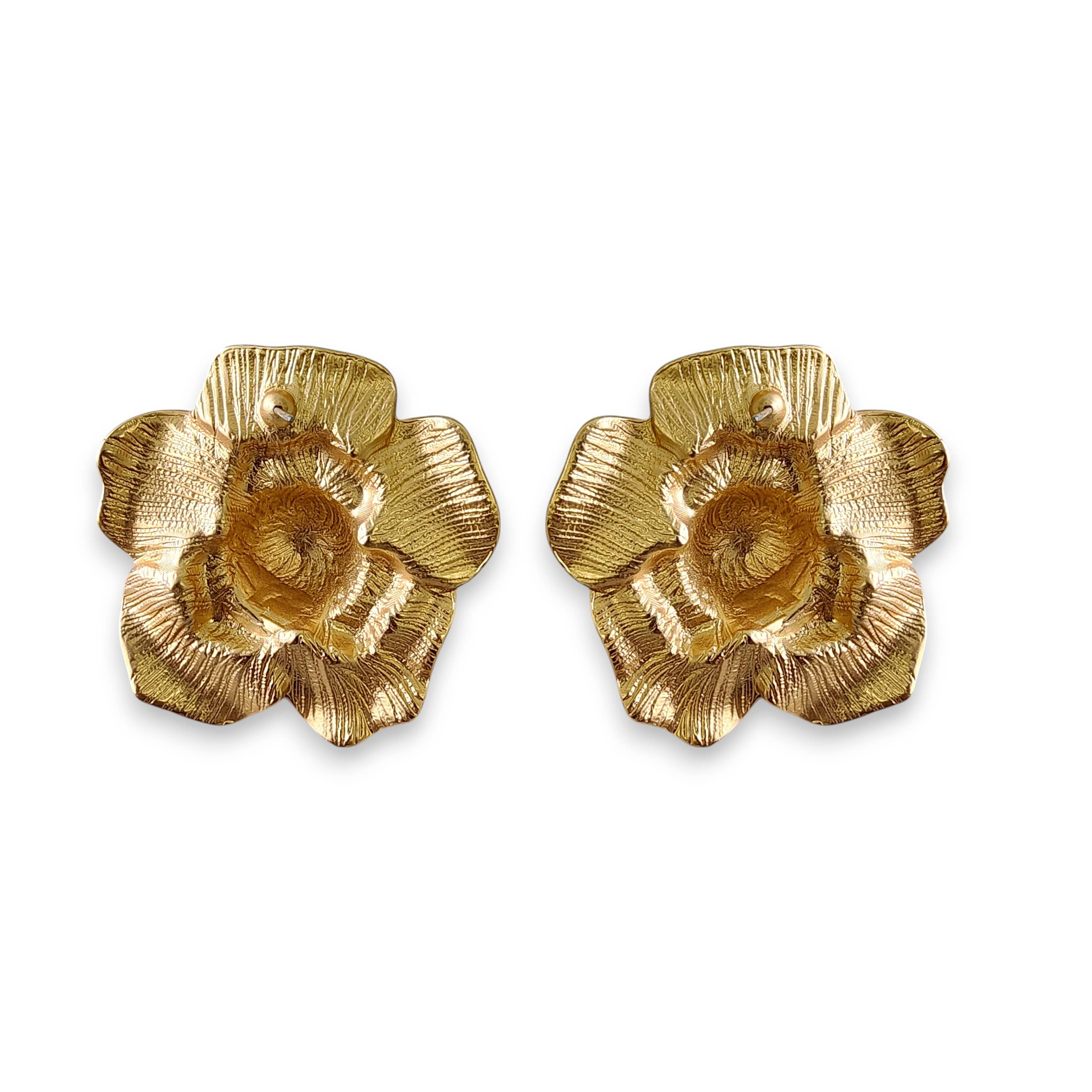 Bijoux Envie Statement Jewelry - Wholesale Knopjes/oorstekers - Witte Roos Bloem Statement Oorbellen | Handgemaakte Sieraden2