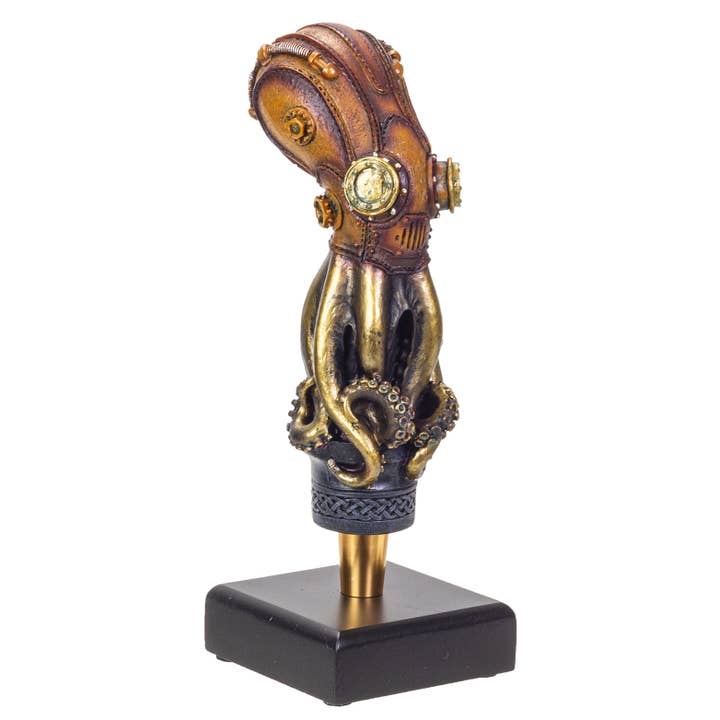 Pacific Trading - Wholesale Beer/Wine Caddy - 13909 Steampunk Kraken Beer Tap Pull Handle C/18