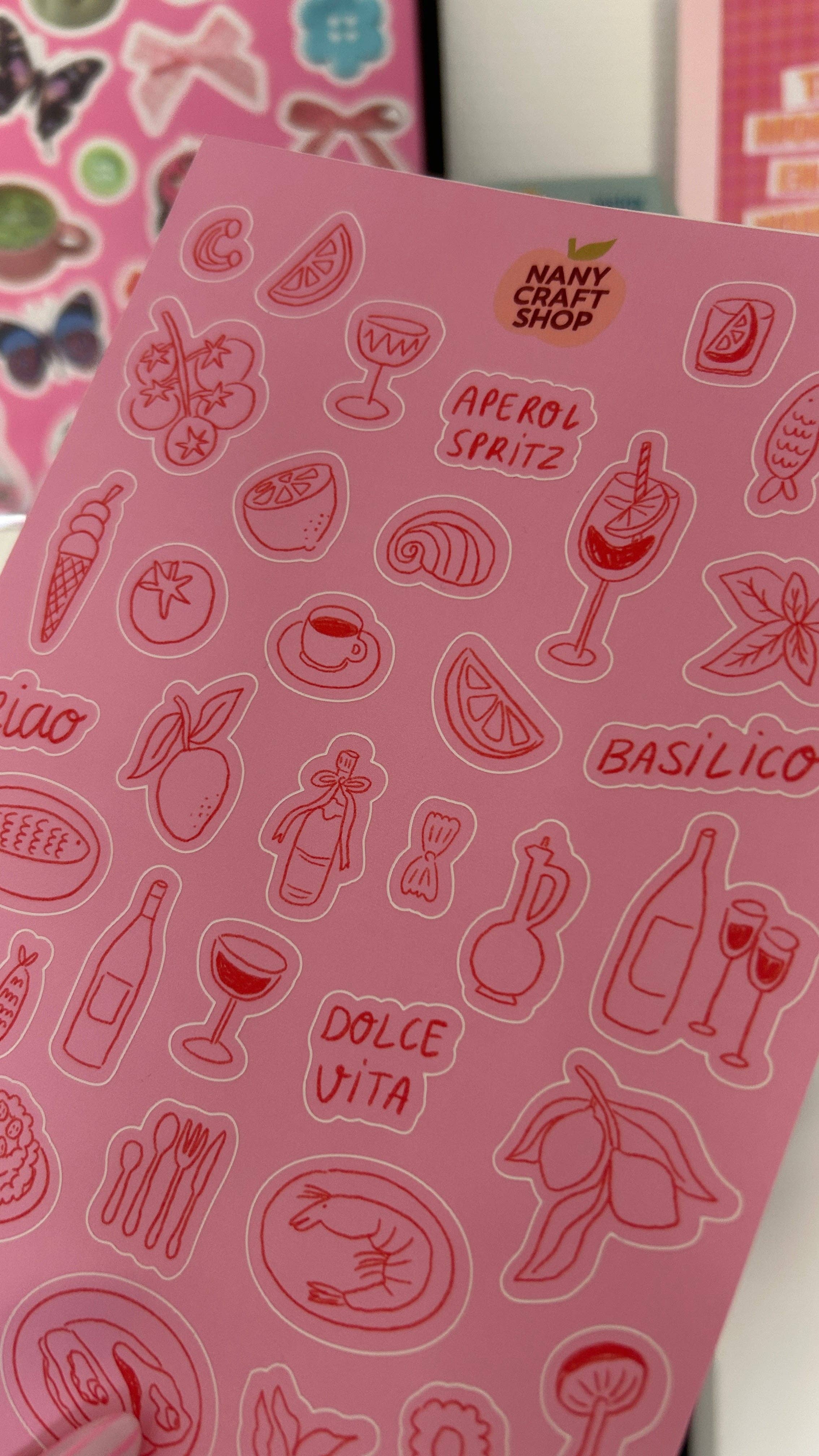 Nany Craft Shop - Venta al por mayor Pegatina - Hoja de pegatinas JUNIO A52