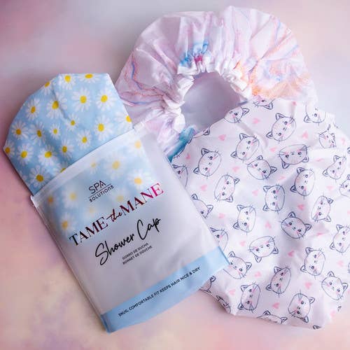 Best Beauty Group - Wholesale Showercap - SPA SOLUTIONS Tame the Mane Hair Shower Cap