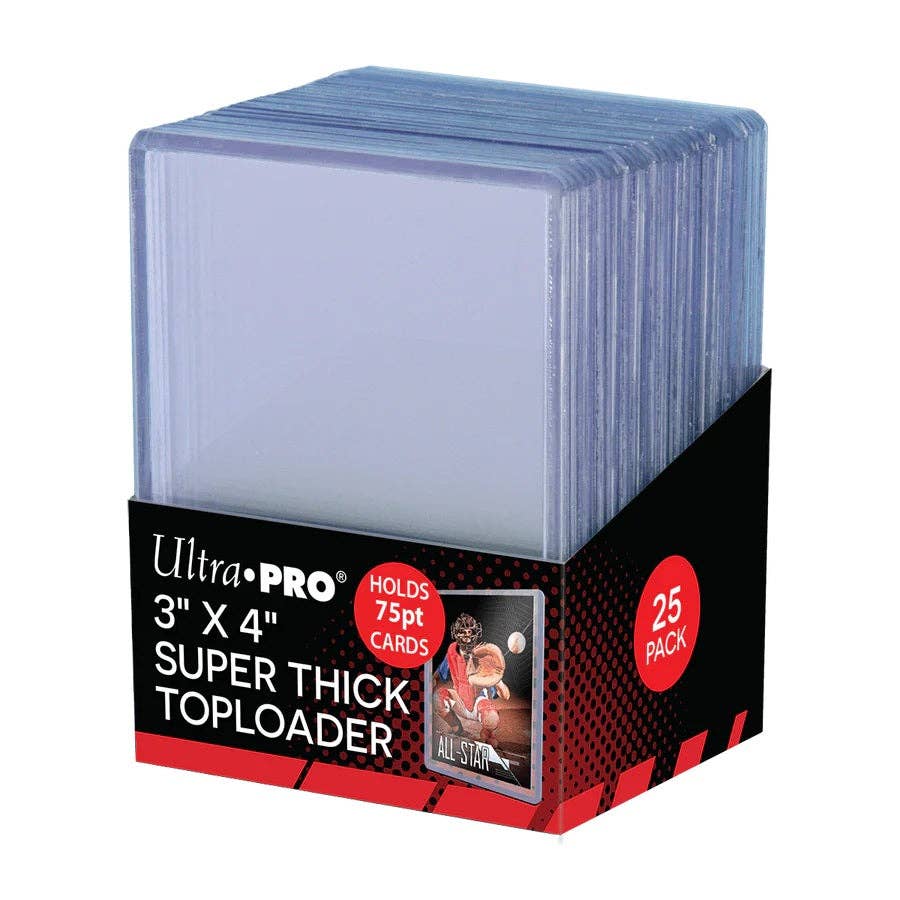 Cardshouse - Wholesale Card Game - Clear Extra Thick Toploaders (75PT) 3" x 4", 25 pcs.0
