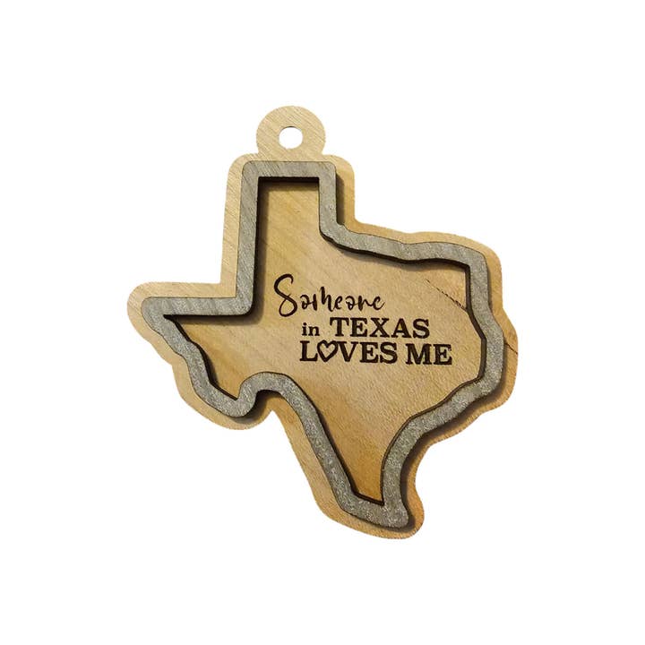 Nogen i Texas elsker mig ornament for engroshandel hos Kaci's Kreations