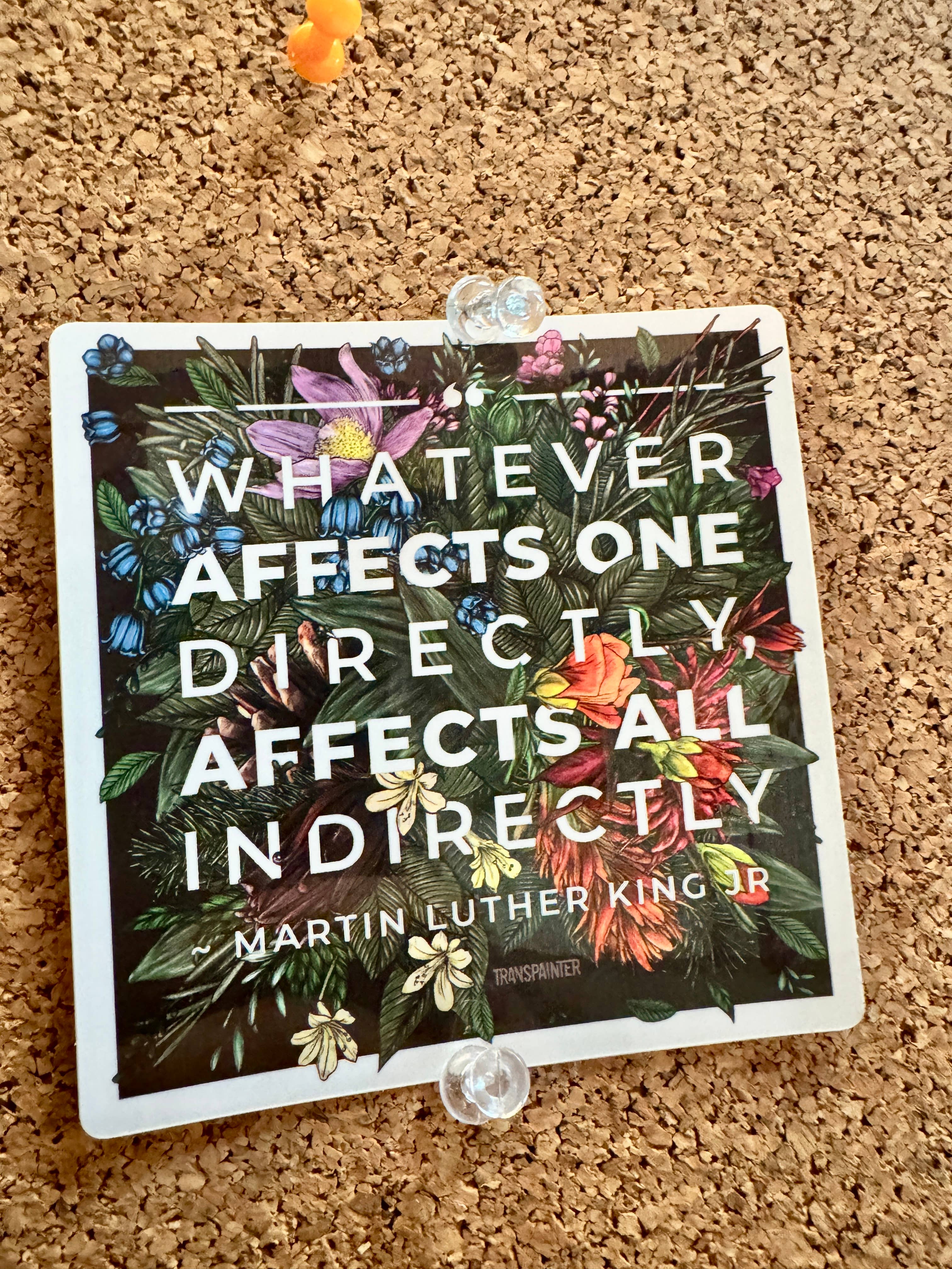 Transpainter - Wholesale Sticker - Dr. Martin Luther King Jr Quote Sticker | MLK Day Stickers1