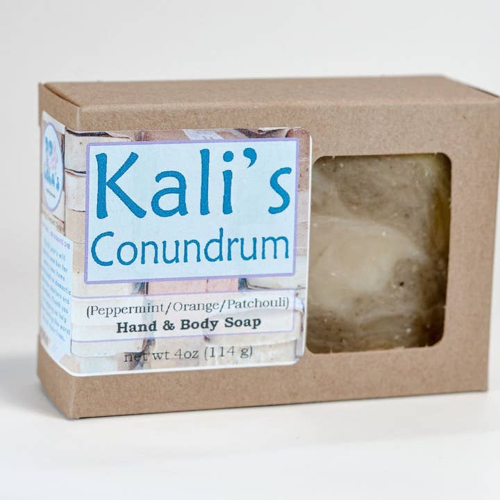 Kalis Conundrum tvål - Patchouli Orange Pepparmynta Tvål för wholesale av Pip & Lola's Everything Homemade