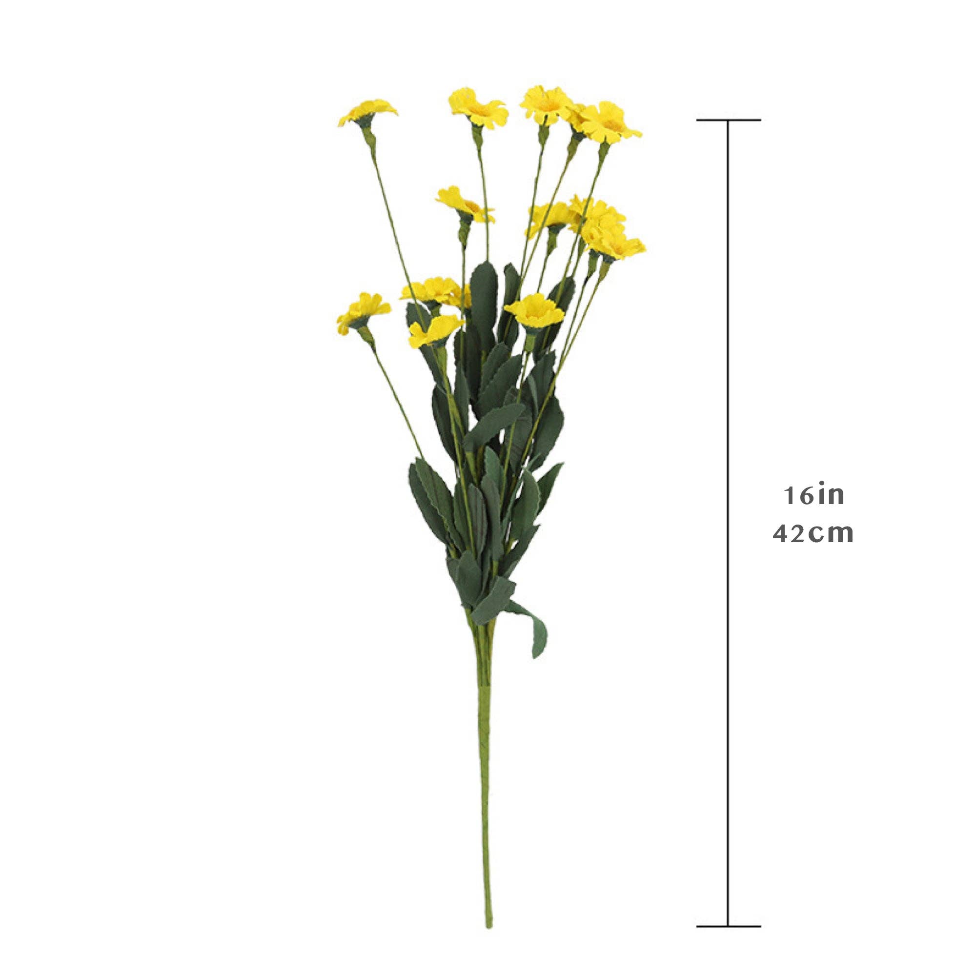 Sun Decorer – wholesale Konstgjorda blommor – Set med 10 konstgjorda prästkragestjälkar i flera färger6