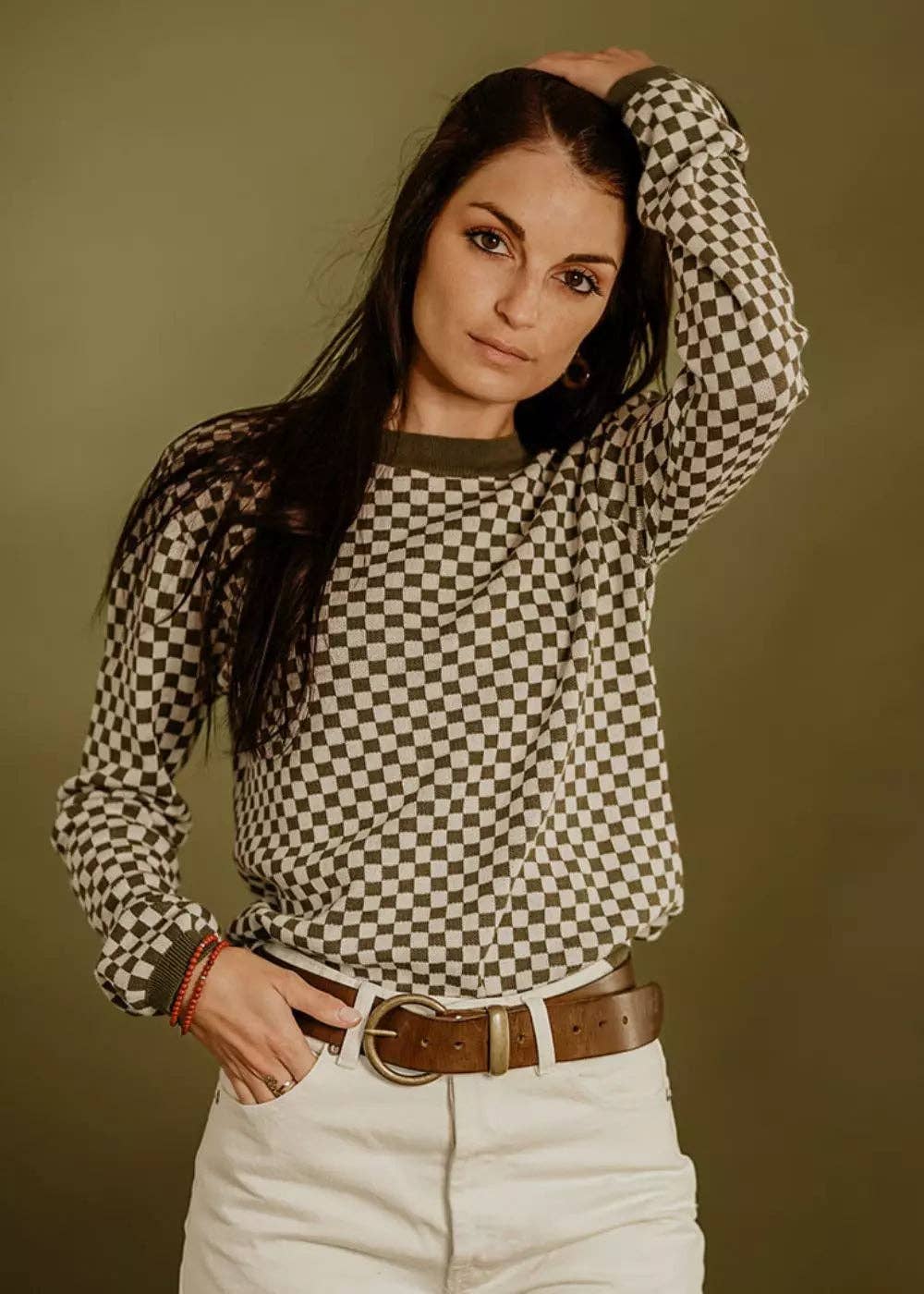 WILDUST - Wholesale Knit Sweater - Women's - JUMPER - KHAKI7