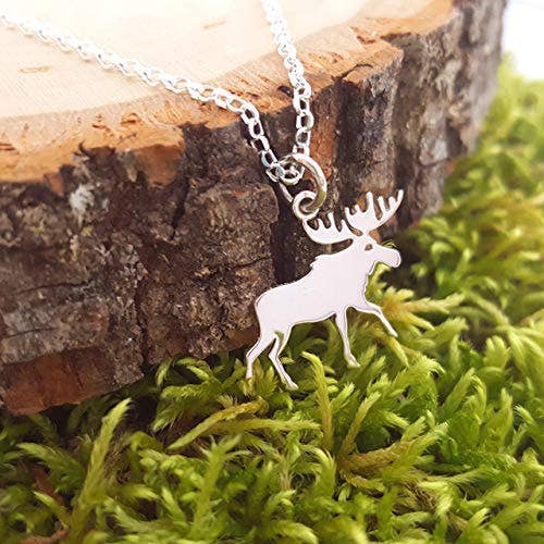 Moose Charm Necklace for wholesale by CY Design Studio