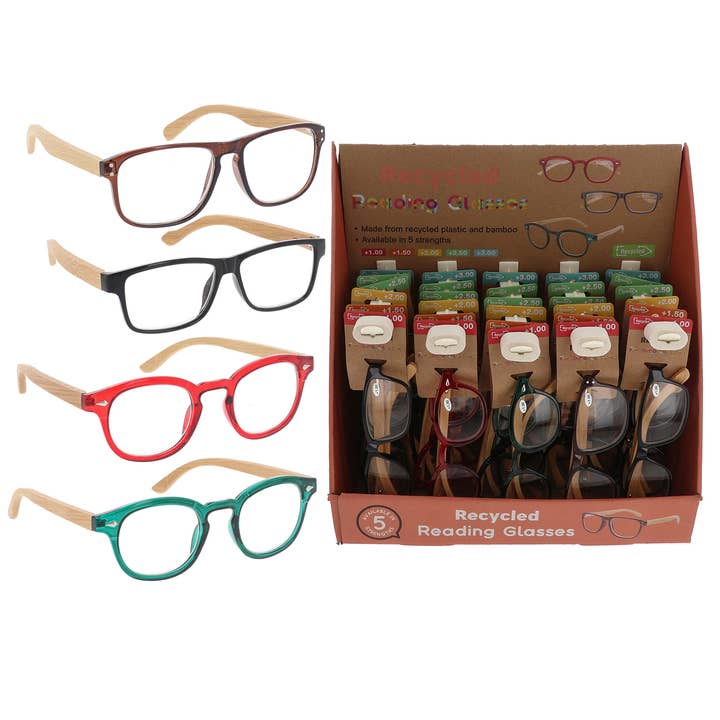 Recycled Reading Glasses for wholesale by Joe Davies