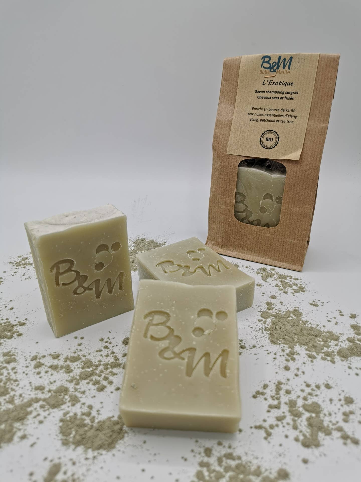 BULLE & MAILLE - Wholesale Soap Set - organic ylang-ylang exotic shampoo soap0