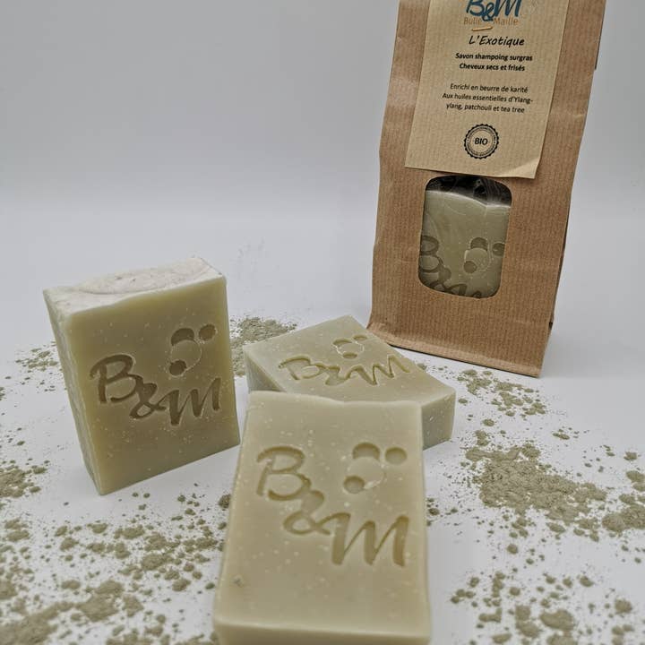 BULLE & MAILLE - Wholesale Soap Set - organic ylang-ylang exotic shampoo soap