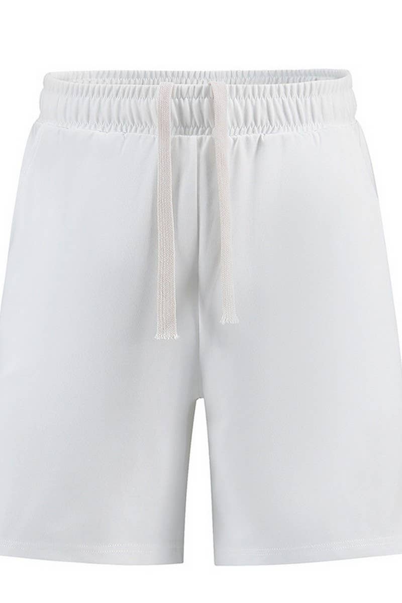 NINEXIS - Wholesale Shorts - Men's - CWBSP0612_MEN'S SOLID DRAWSTRING QUICK DRY SHORTS1