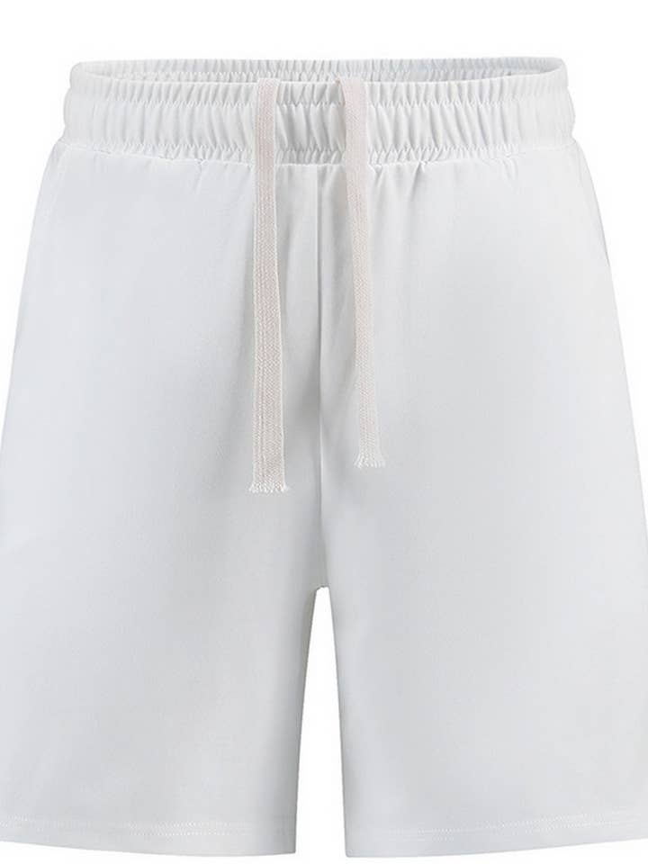 NINEXIS - Wholesale Shorts - Men's - CWBSP0612_MEN'S SOLID DRAWSTRING QUICK DRY SHORTS1