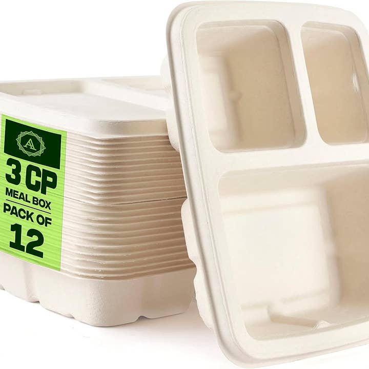 Aakriti Inc. - Wholesale Disposable Plate - 100% Compostable Natural Bagasse Sugarcane Fiber Biodegradab7