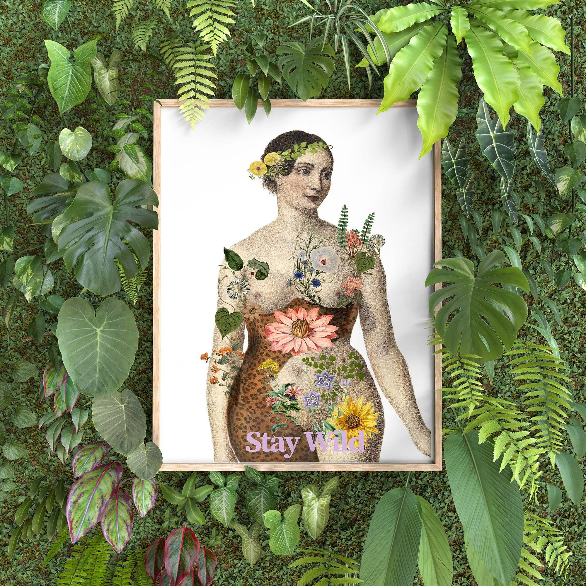 PRRINT! - Wholesale Art Print - Feminist Art Stay Wild Woman4