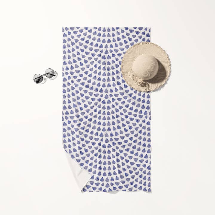 Strandtuch Mediterranean Tiles für den Großhandel von Yumi Baby Holland