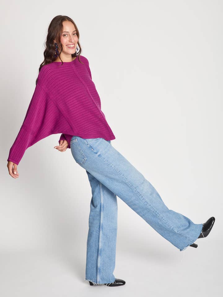 Maglia MONTOVO Viola per la vendita all'ingrosso da parte di LE OPTION NORD