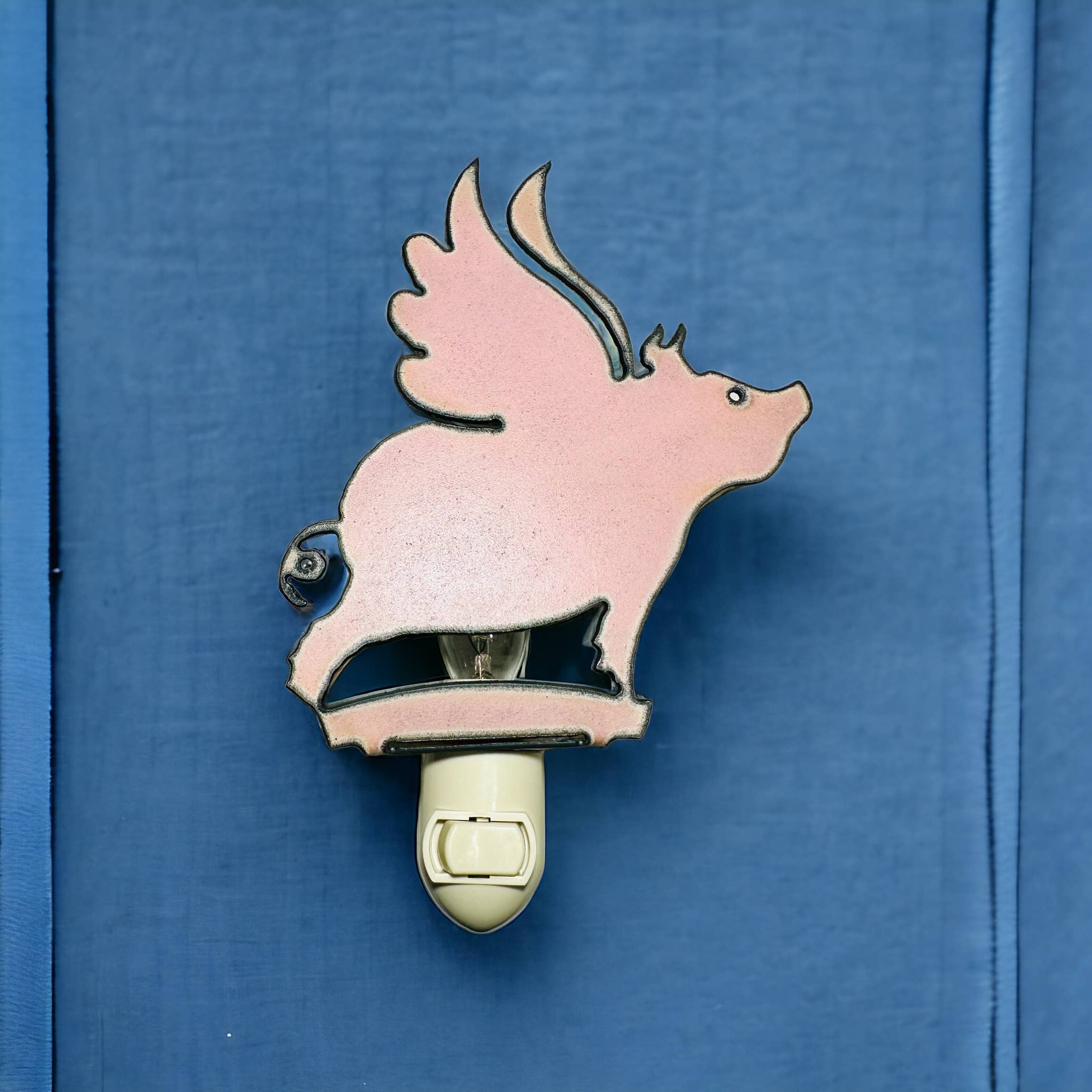 Iron Jewel – Luz noturna por atacado – Luz noturna voando porco caprichoso adolescente fazenda EUA reciclado eco