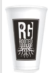 Shop The King - Wholesale Disposable Cup - Rooted Grounds Foam Cups 24 oz 500ct0