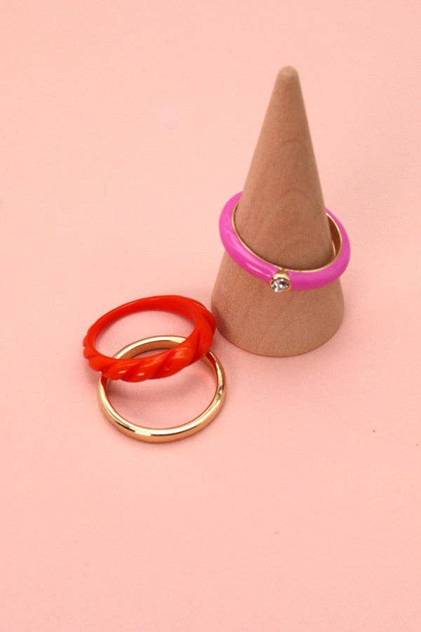 JOSSLYN by wall to wall – Großhandel Schmucksets – EPOXID-RINGSATZ | 31R220174