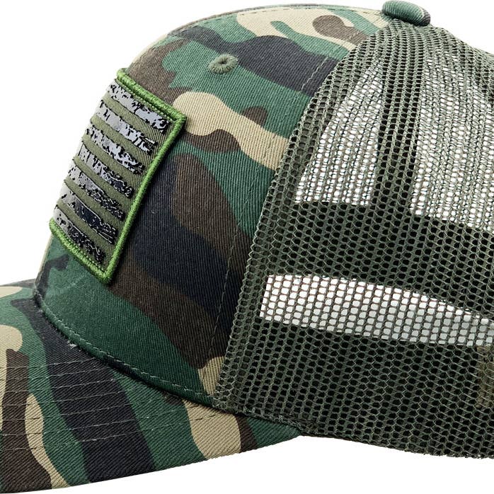 KBETHOS - Wholesale Trucker Hat - Men's - FLAG UV PRINT PATCH MESH BACK BALLCAP28