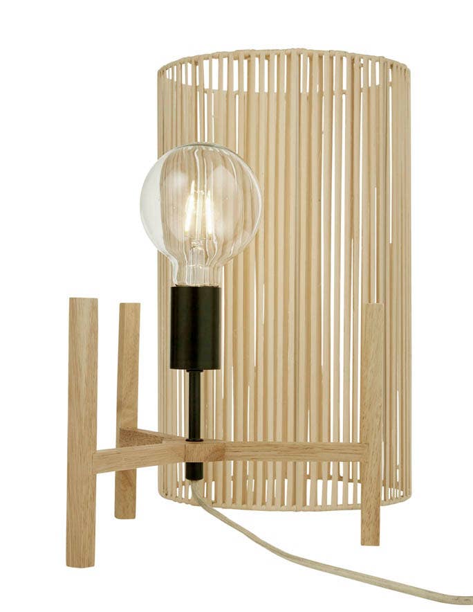 NHP International - Wholesale Accent/Desk Lamp - Rattan 'Nine' table lamps and/or floor lamps1