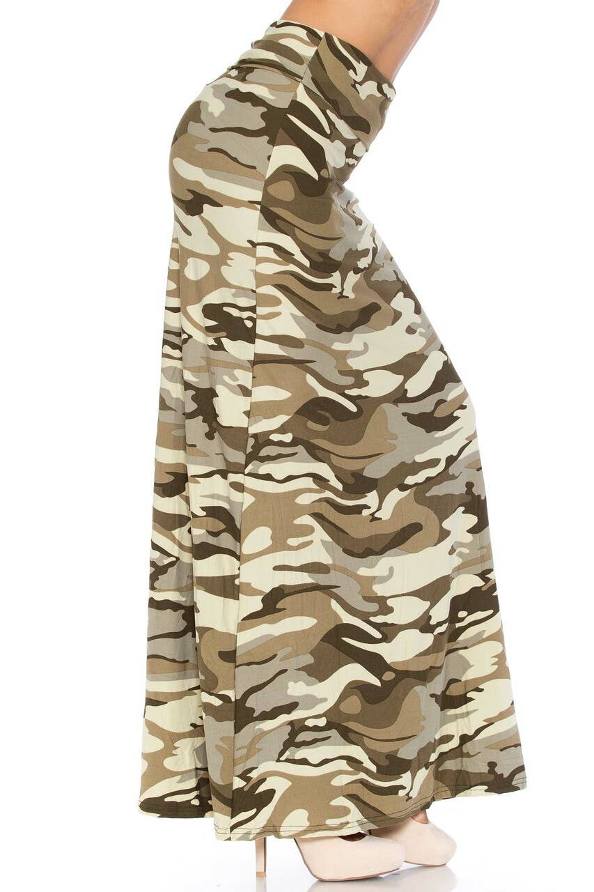 USA Fashion - Venta al por mayor Falda - Mujer - Falda larga de camuflaje suave como la mantequilla, 5 colores11