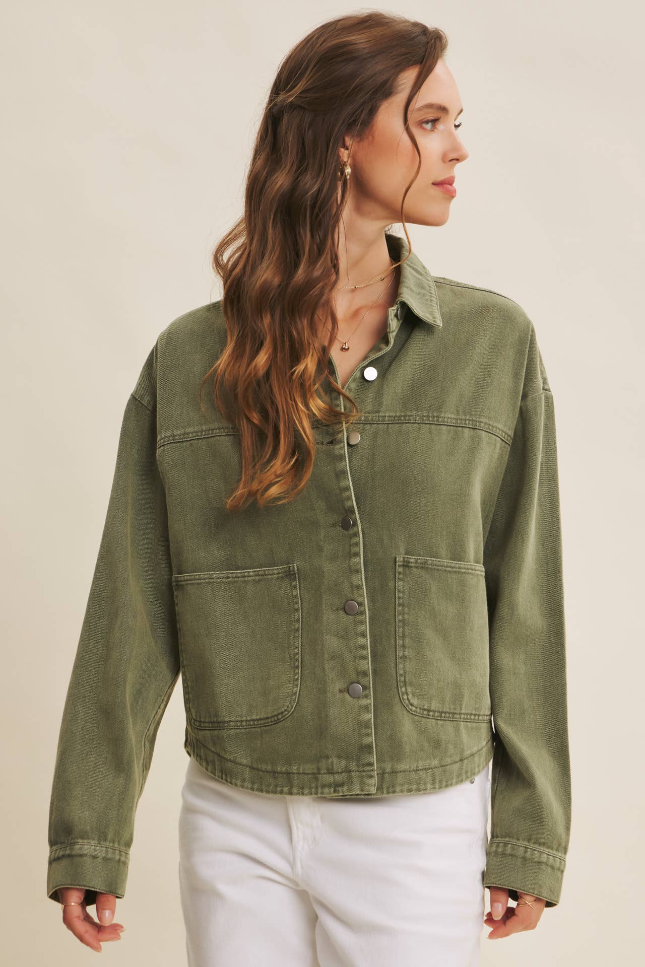 in february - Wholesale Jacket - Women's - ONE OF A KIND WASHED COTTON TWILL UTILITY OVERSIZED JACKET17
