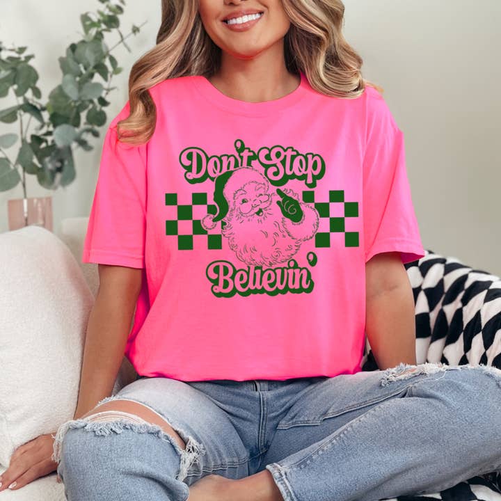 Shoppe SHC - Wholesale T-Shirt (Graphic) - Women's - Christmas Comfort Color Graphic Tee | Christmas 202418