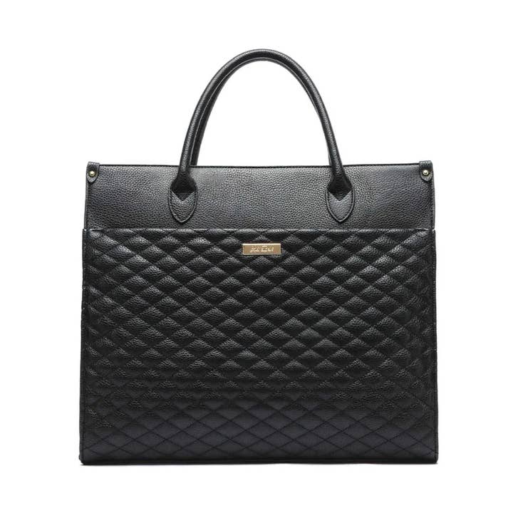 Classic Tote Bag | Ebony Black for wholesale by Luli Bebe