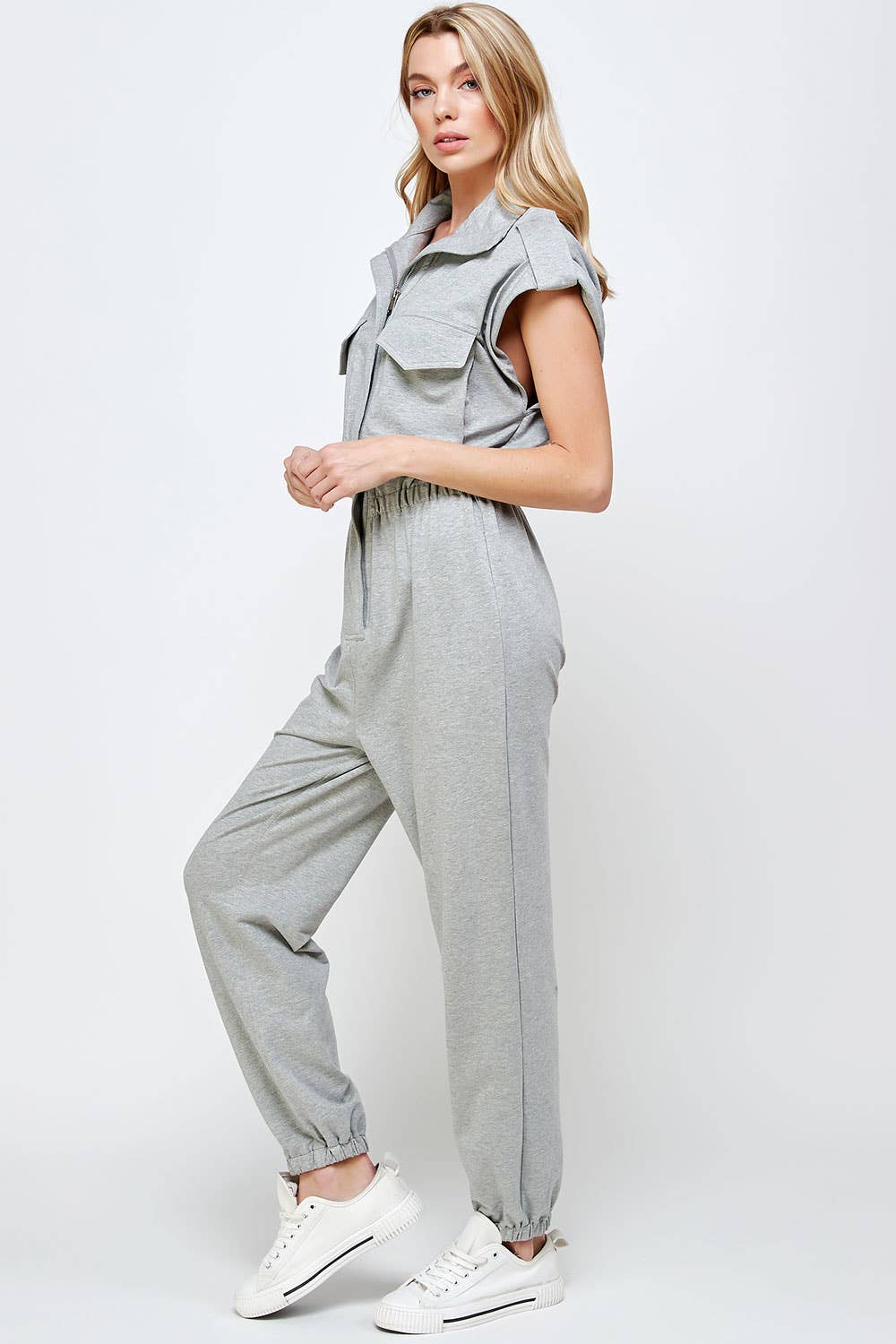 Strut & Bolt - Venta al por mayor Peto - Mujer - Mono tipo jogger sin mangas con cuello alto6