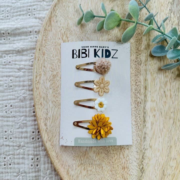 Hair clip set 5 for wholesale by Bibi Kidz