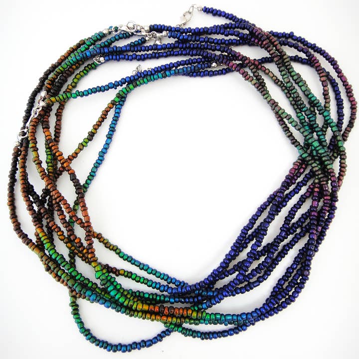 Tika - Wholesale Beaded/Pearl Necklace - Micro Mirage Bead Necklace - 3mm1