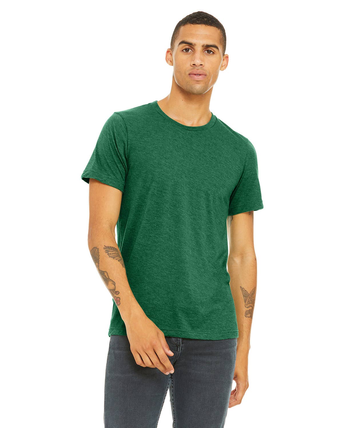 Total Apparel - Wholesale T-Shirt - Men's - Bella + Canvas Unisex Heather Blank CVC T-Shirt | 3001CVC45