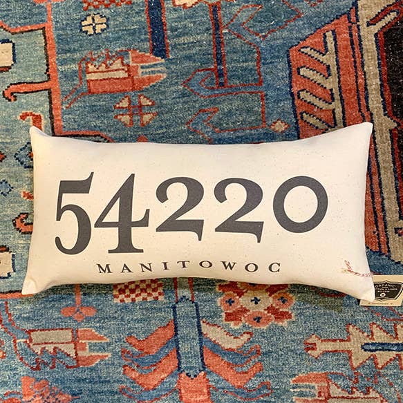 B.Berish - Wholesale Lumbar Pillow - Hand Made Custom Zip Code Pillow4