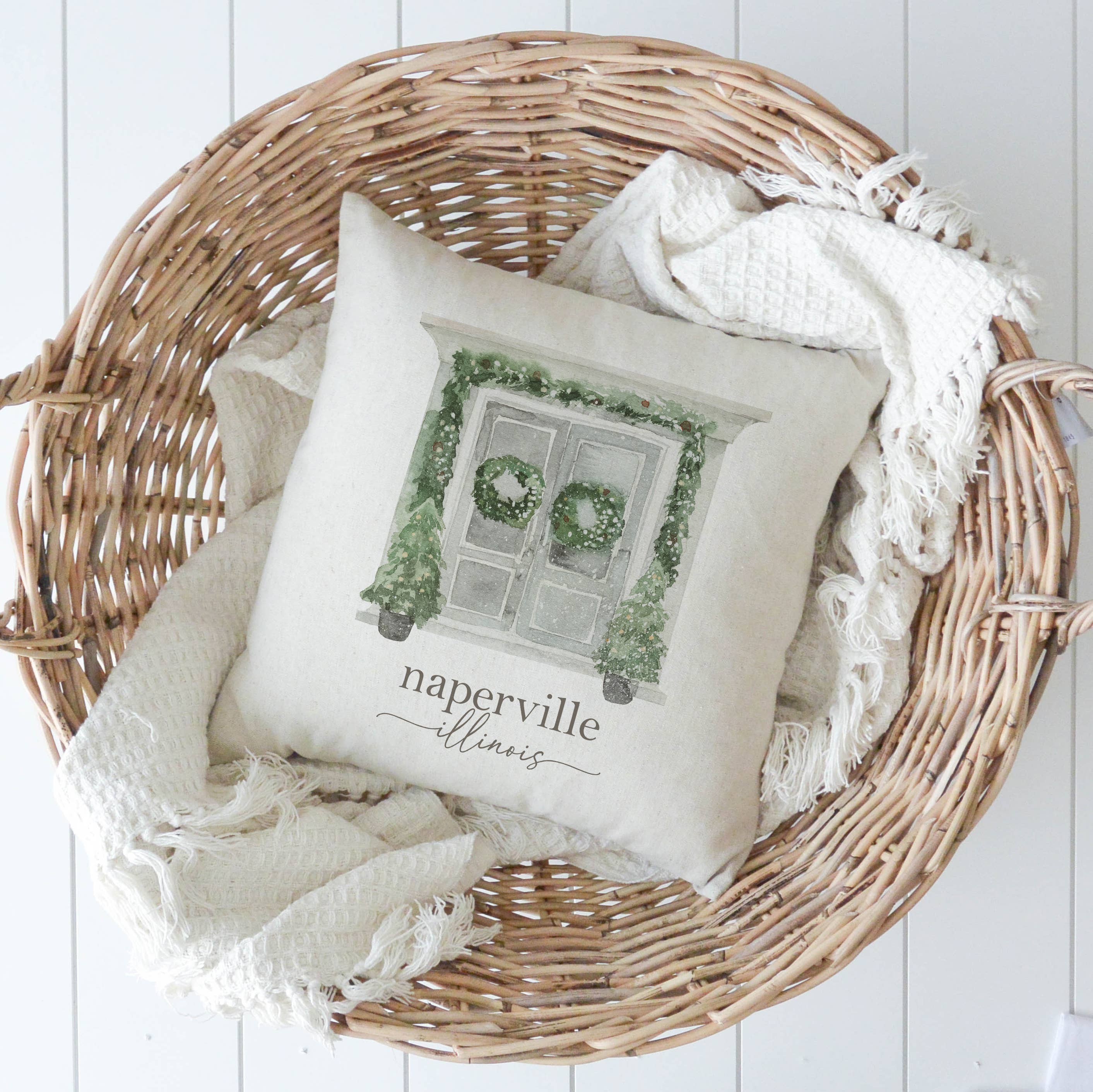 Porter Lane Home – wholesale Prydnadskuddfodral – Anpassade juldörrar kuddeöverdrag2