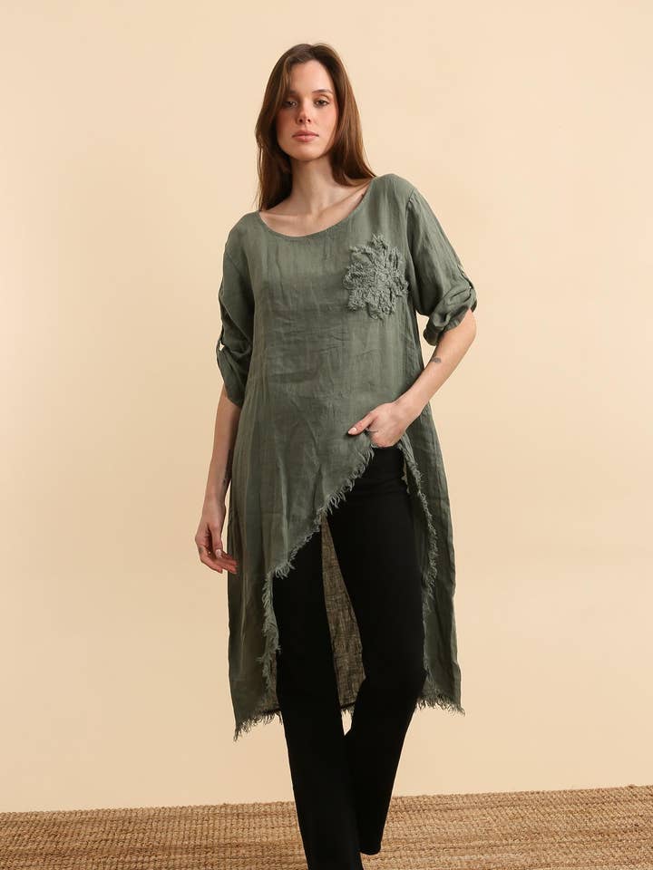 LÉA & LUC – Engroshandel Kjole - Dame – 100% hør kjole REF. 724829