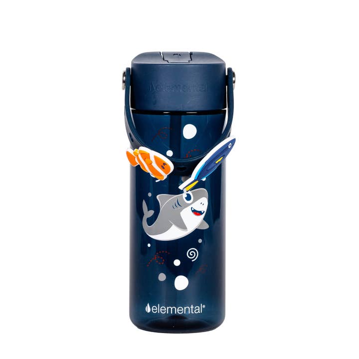 Splash Customizable Charm Handle Bottle 18oz - Shark Friends
for wholesale by Elemental