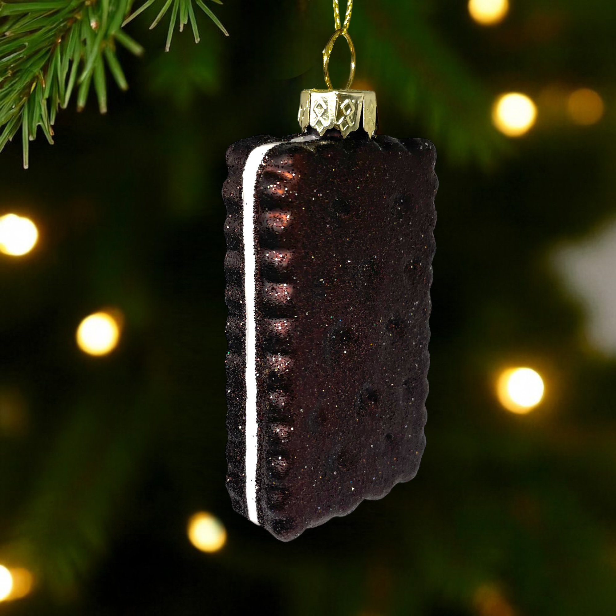 Noel Box - Wholesale Ornament - Ice Cream Sandwich Glass Ornament – Holiday Treat1