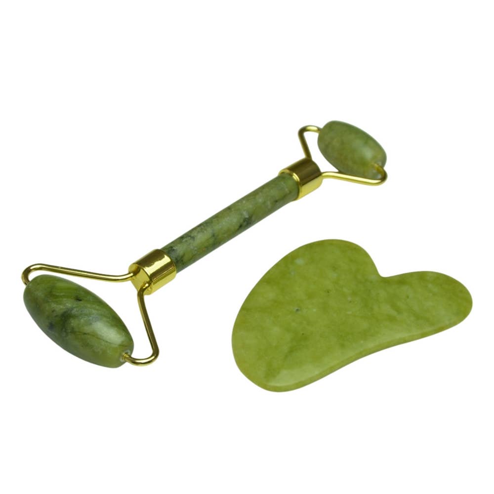 Zen'Arôme - Wholesale Gua Sha Tool - Gua Sha and Green Jade Roller - Stone Beauty Accessory9