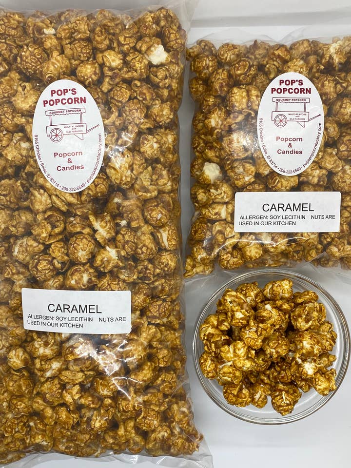 Caramel for wholesale by Pop's Popcorn
