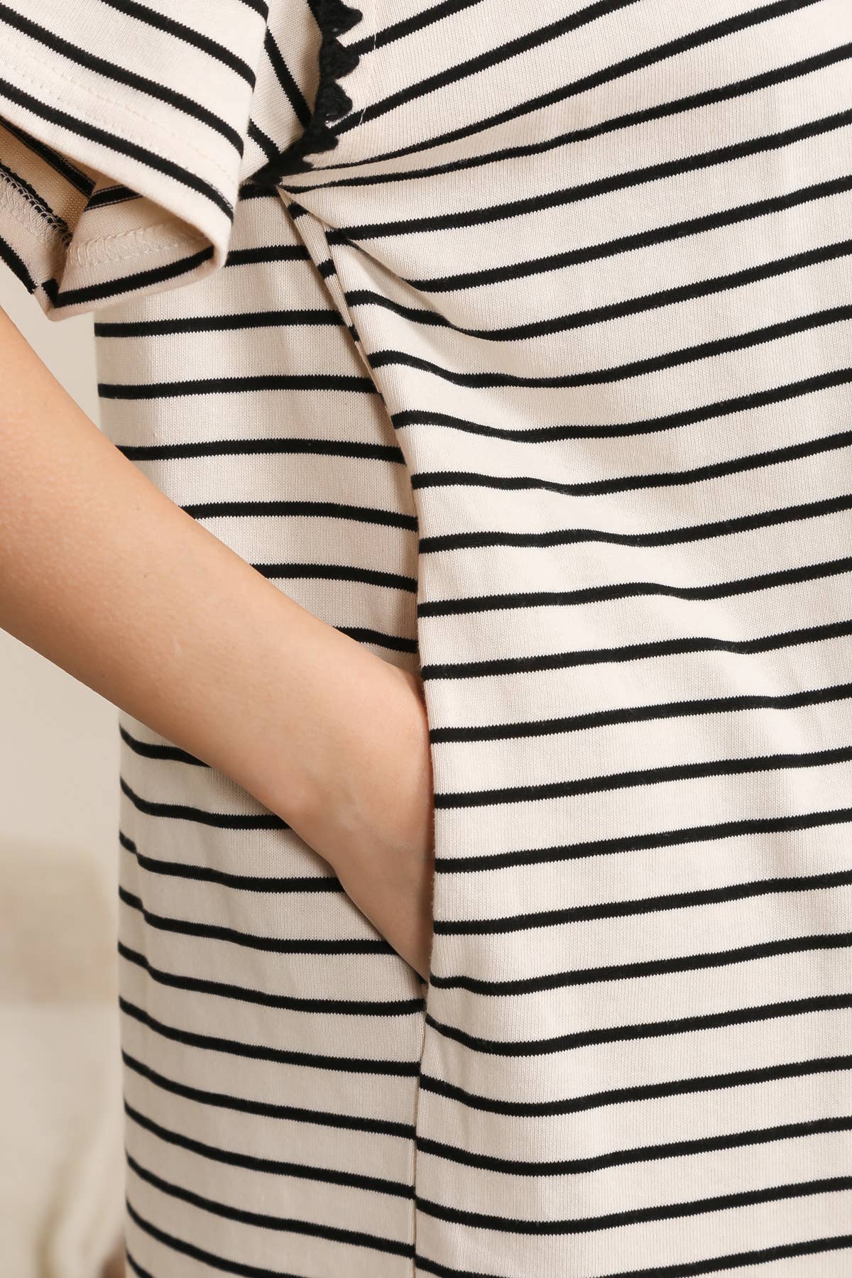 Black 31898 STRIPED DRESS for wholesale on Faire1