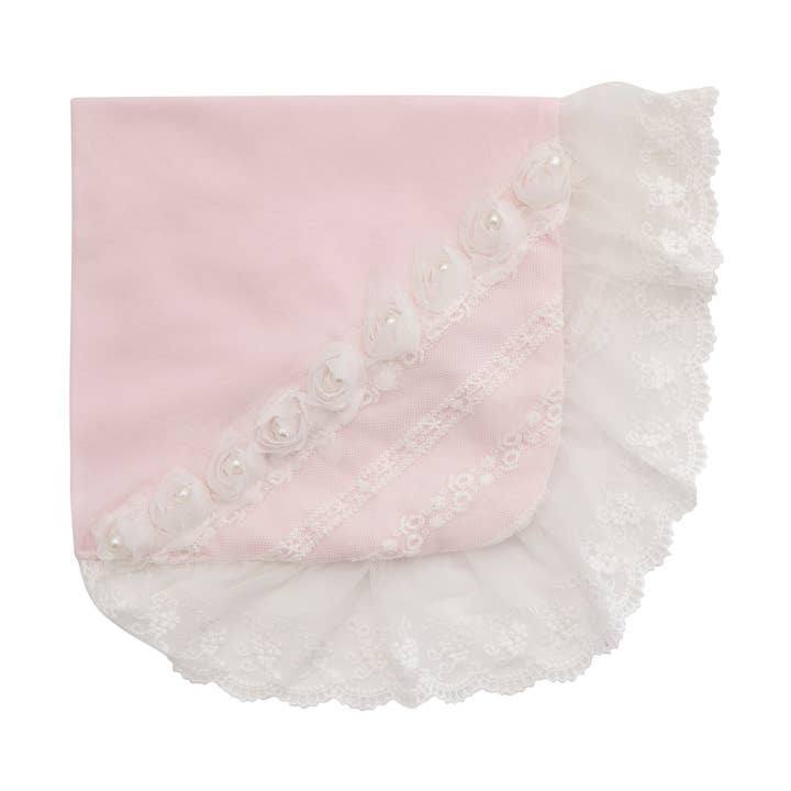 Haute Baby Precious Blush Blanket for Infants & Toddlers for wholesale by Haute Baby