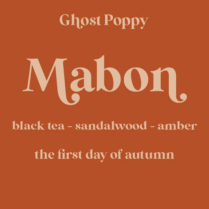 Ghost Poppy - Wholesale Jar/Filled Candle - Mabon Fall Candle7