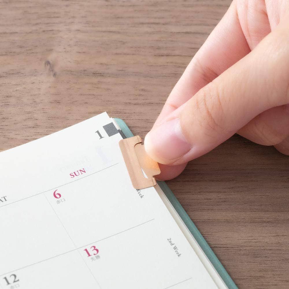 「FUNJI」In Japan – wholesale Binder clip – Midori Slim Stainless Steel Index Clips for Planners2