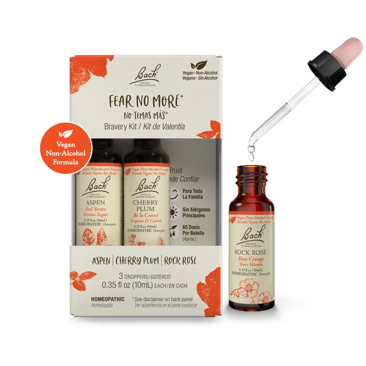 RESCUE & Bach Original Flower Remedies - Wholesale Oral Supplement/Vitamin - Bach Original Flower Remedies, Fear No More Trio Kit