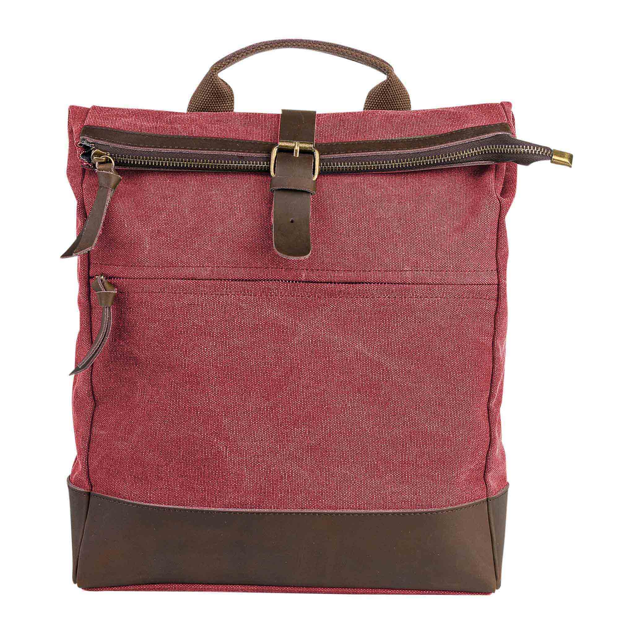 ZEDE PARIS - Vente Sac à dos – unisexe - ECOLE MILITAIRE - Sac à dos en toile et cuir14