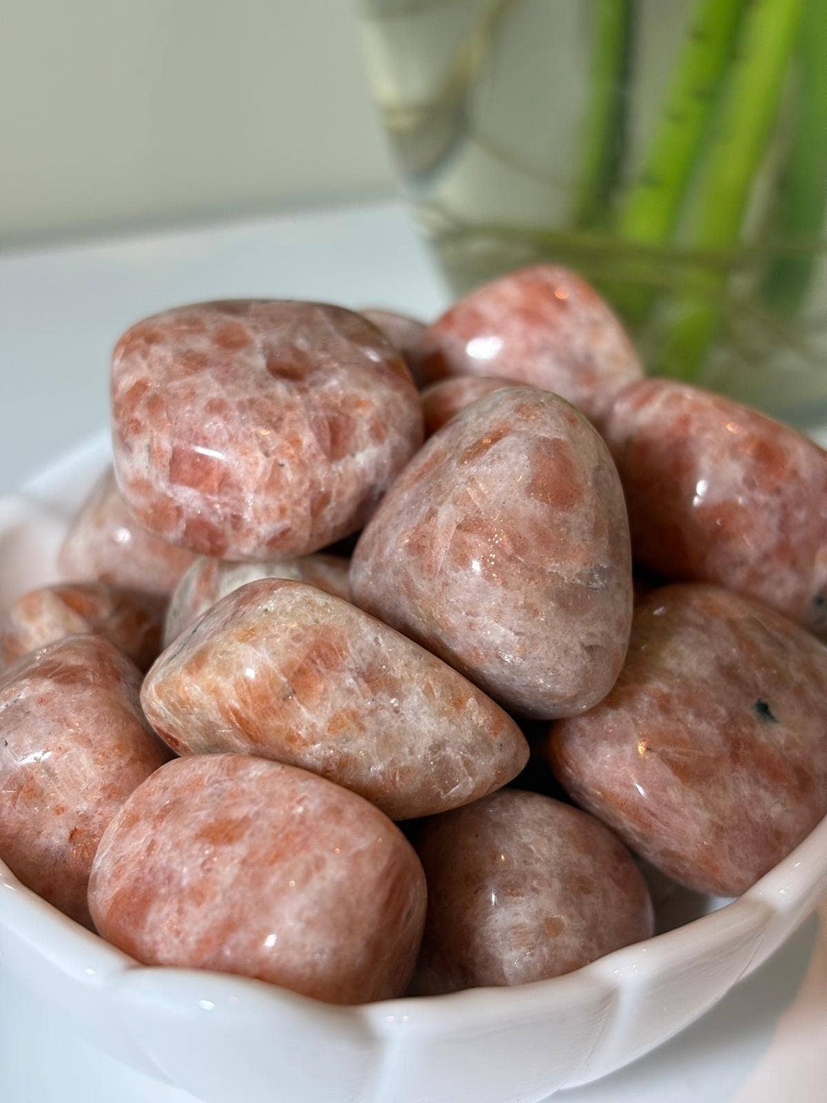 jiomind - Wholesale Spiritual Stone/Crystal - Sunstone Tumbled stone (1 pc)0