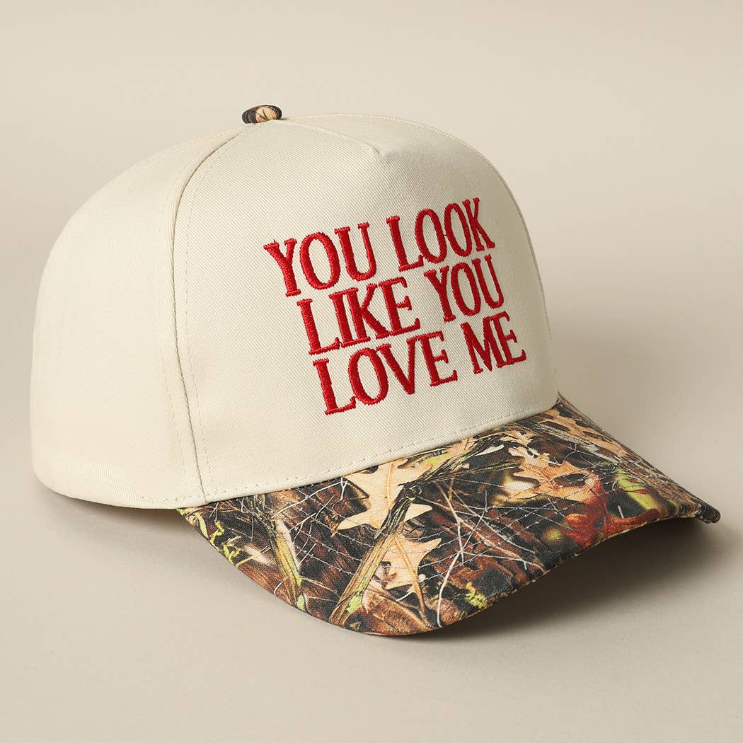 Fashion City – wholesale Truckerkeps – Unisex – Du ser ut som du älskar mig broderi camo trucker13